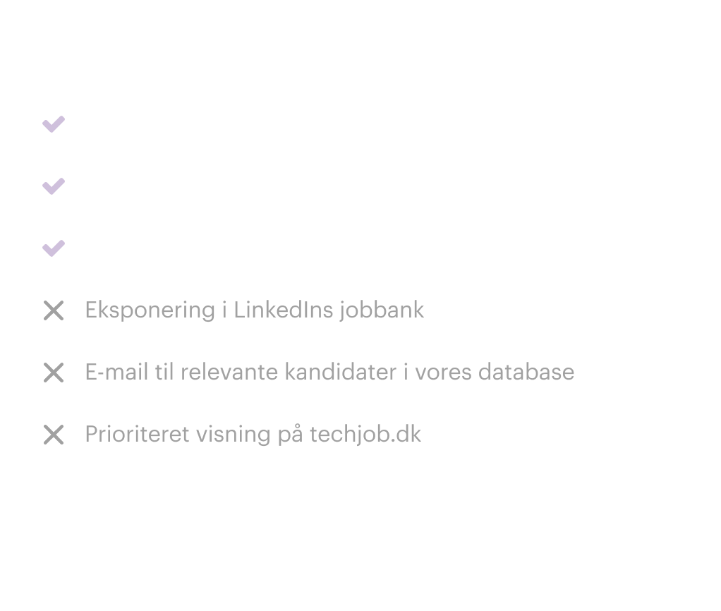 Standard-pakke fordele